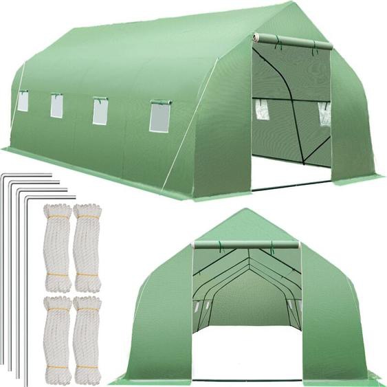 Serre tunnel 18 m² 600x300x205cm -