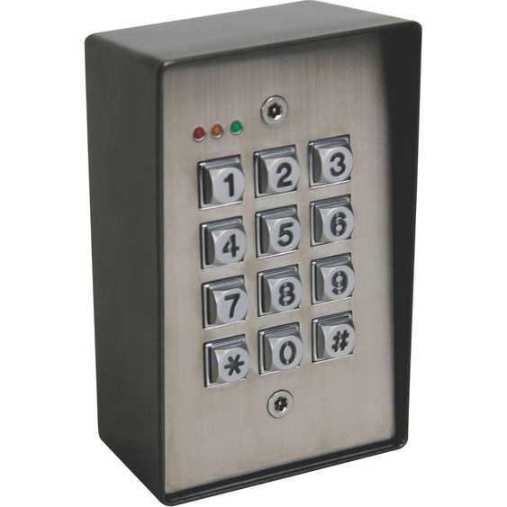 Clavier anti-vandalisme complet à double sortie