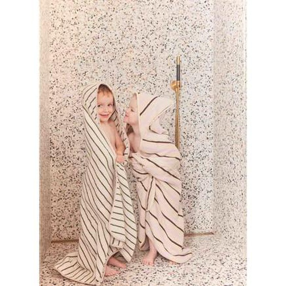Serviette de bain à capuche en coton organique