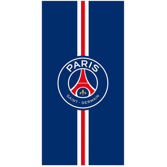 Serviette De Bain Et De Plage Imprimée 100% Coton, Psg Hechter Bleu