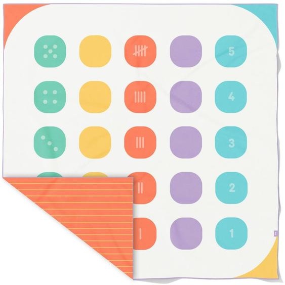 Serviette De Plage 2 En 1 Jeu Déquilibre (180 X 180 Cm) Multicolore