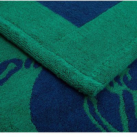 Serviette de plage en coton 500 g/m², Polo Jacquard