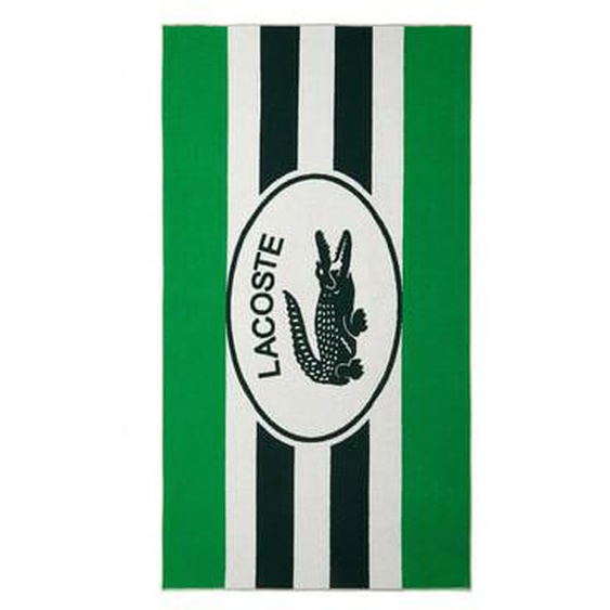 Serviette de plage en coton 520 g/m², Lbadge