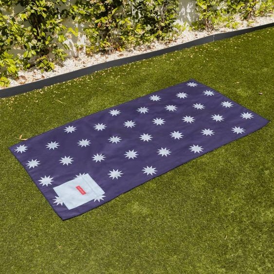 Serviette De Plage Enfant Microfibre Bleu