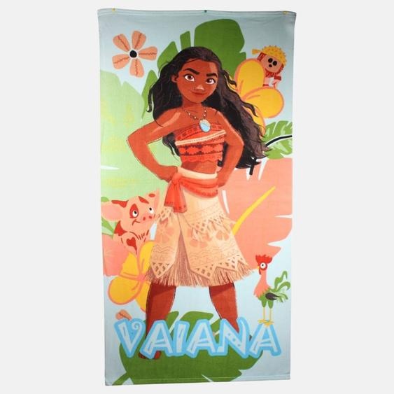 Serviette De Plage Fille Vaiana Vert