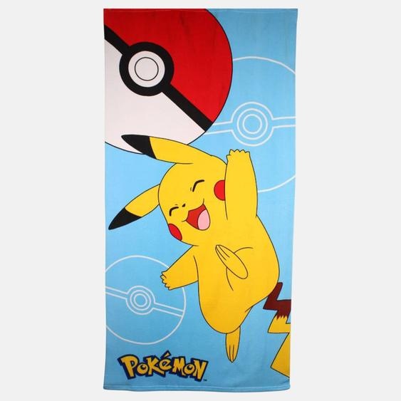 Serviette De Plage Garçon Pokemon Bleu