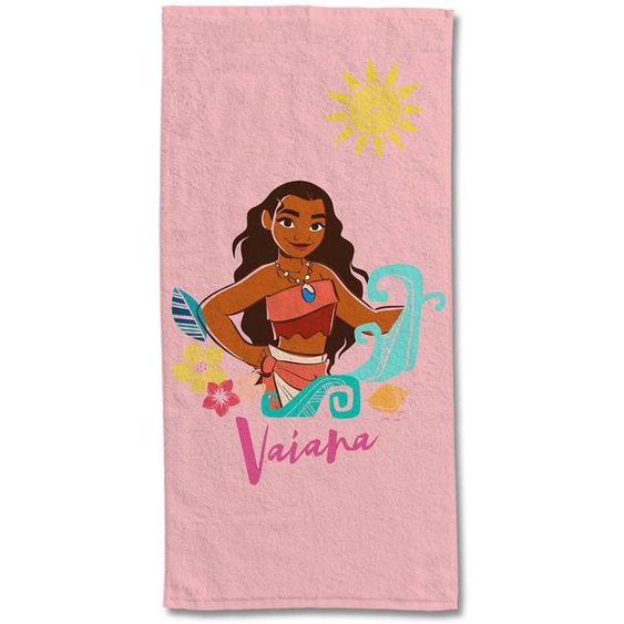 Serviette De Plage Vaiana Coton Rose