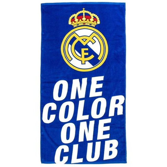 Serviette En Coton Real Madrid Bleu