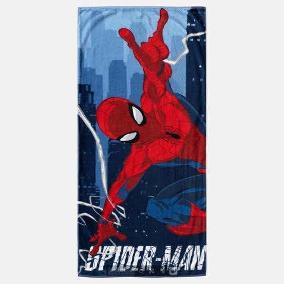 Serviette Polyester Spiderman Marine