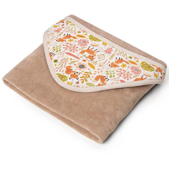 Serviette Tablier Sortie De Bain Cocoon Forêt Enchantée Beige