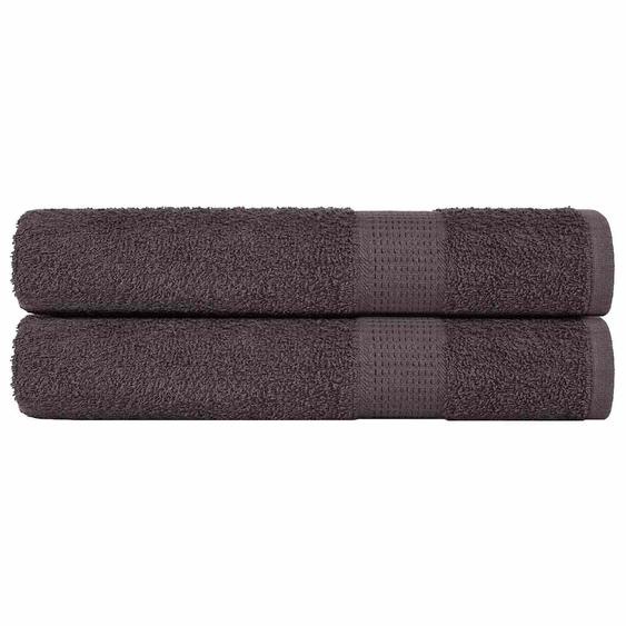 Serviettes 2 pcs FROGN anthracite 100x200 cm 100% coton