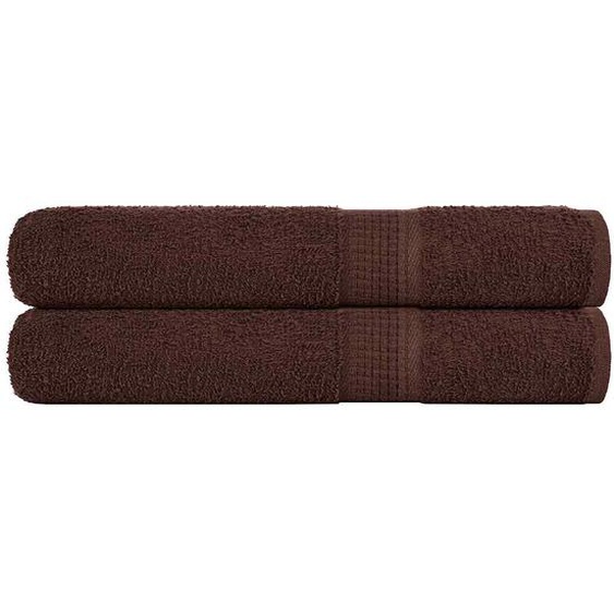 Serviettes FROGN 2 pcs marron 100x200 cm 360 g/m²