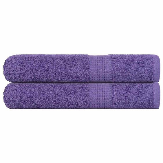 Serviettes 2 pcs FROGN violet 100x200 cm 100% coton