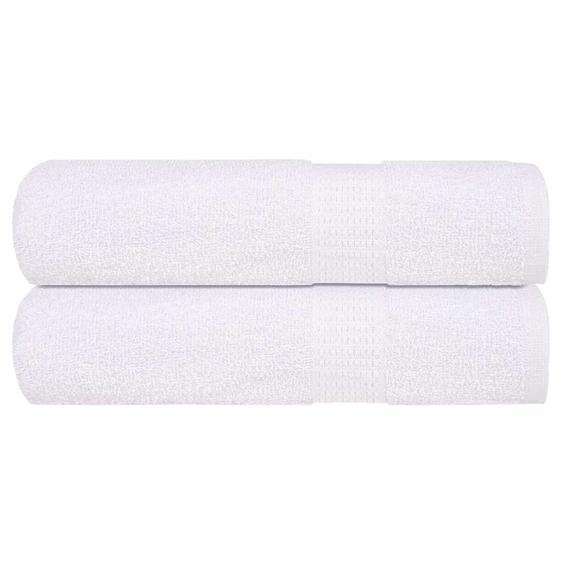 Serviettes de bain 2 pcs FROGN blanc 100x150 cm 100% coton
