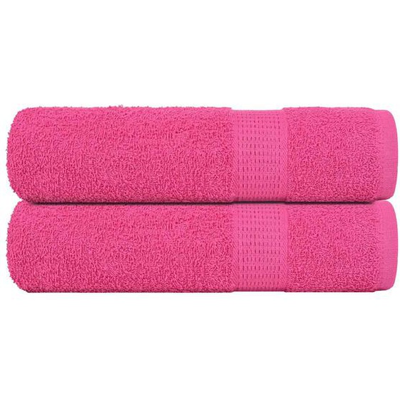 Serviettes de bain 2 pcs FROGN rose 100x150 cm 100% coton