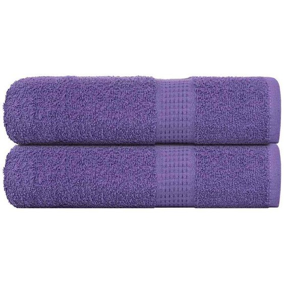 Serviettes de bain 2 pcs FROGN violet 100x150 cm 100% coton