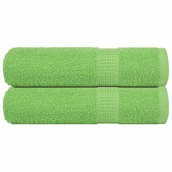 Serviettes de bain 2pcs FROGN vert pomme 100x150cm 100% coton