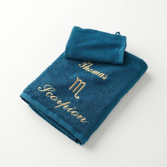 Serviettes de bain brodées Scorpion personnalisable - 420g/m2 -