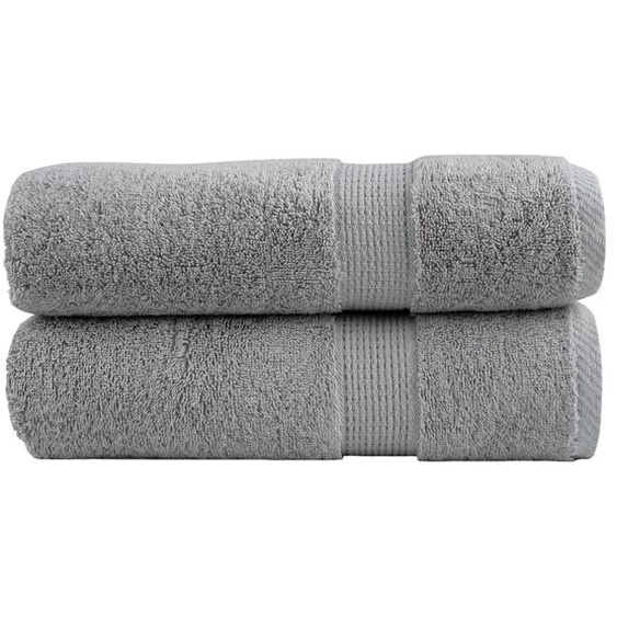 Serviettes de bain de qualité supérieure SOLUND 2 pcs gris