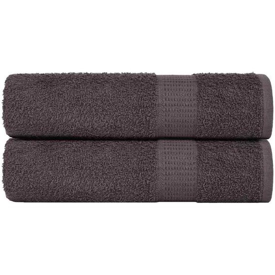 Serviettes de douche FROGN 2 pcs anthracite 70x140 cm 360 g/m²