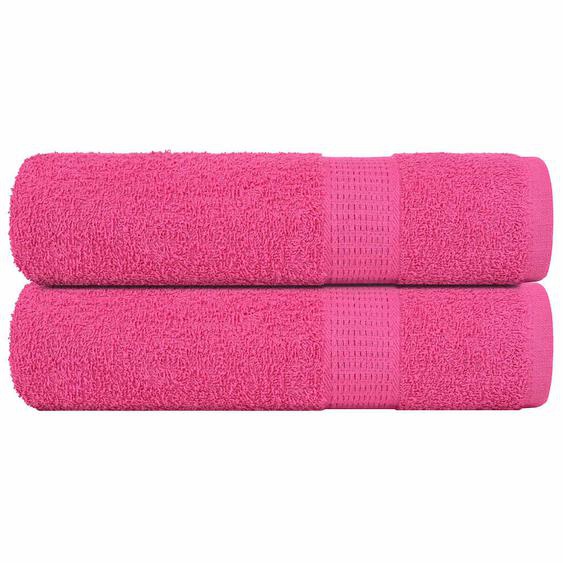 Serviettes de douche FROGN 2 pcs rose 70x140 cm 360 g/m²