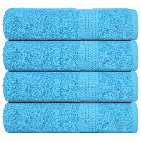 Serviettes de douche 4pcs FROGN turquoise 70x140cm 100% coton