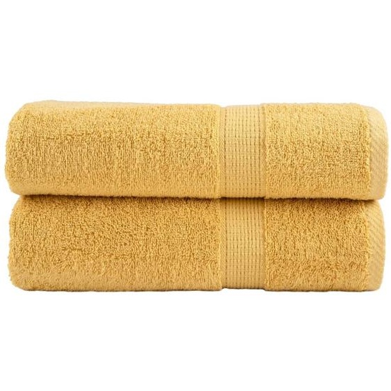 Serviettes de douche de qualité supérieure SOLUND 2 pcs doré
