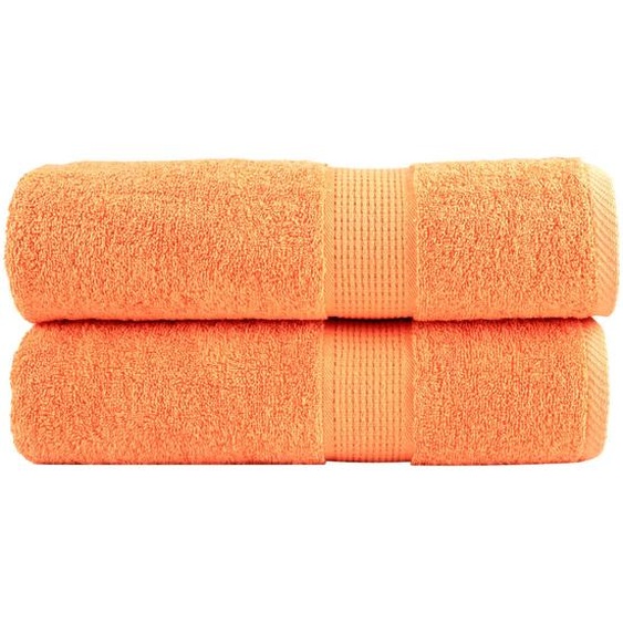 Serviettes de douche de qualité supérieure SOLUND 2 pcs orange