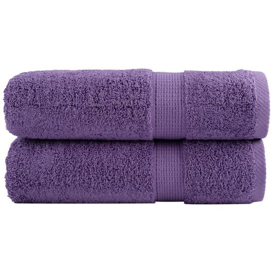 Serviettes de douche de qualité supérieure SOLUND 2 pcs violet