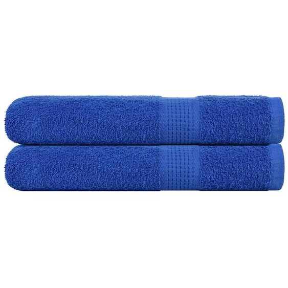 Serviettes de sauna 2 pcs FROGN bleu 80x200 cm 100% coton