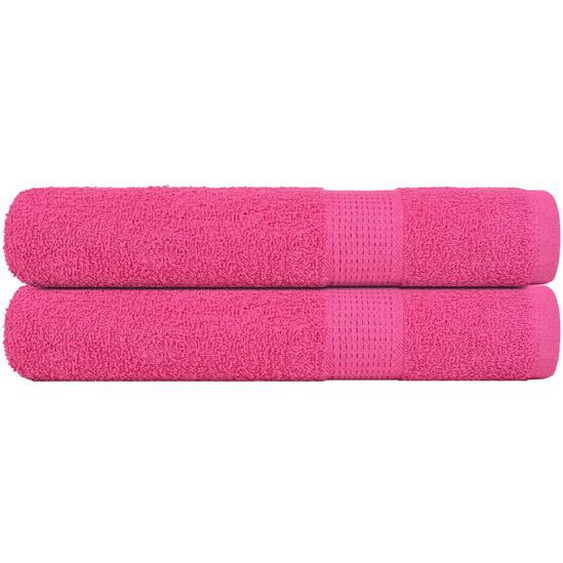 Serviettes de sauna FROGN 2 pcs rose 80x200 cm 360 g/m²