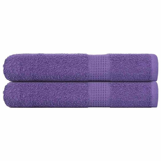 Serviettes de sauna 2 pcs FROGN violet 80x200 cm 100% coton