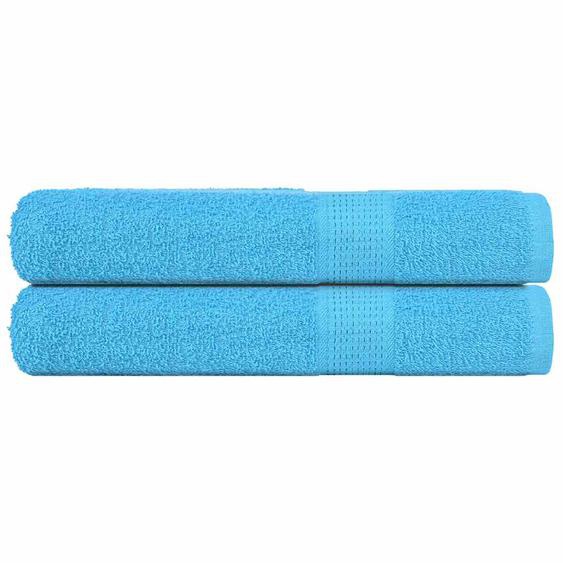 Serviettes de sauna 2pcs FROGN turquoise 80x200cm 100% coton