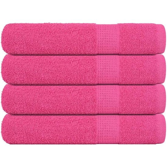 Serviettes de sauna 4 pcs FROGN rose 80x200 cm 100% coton