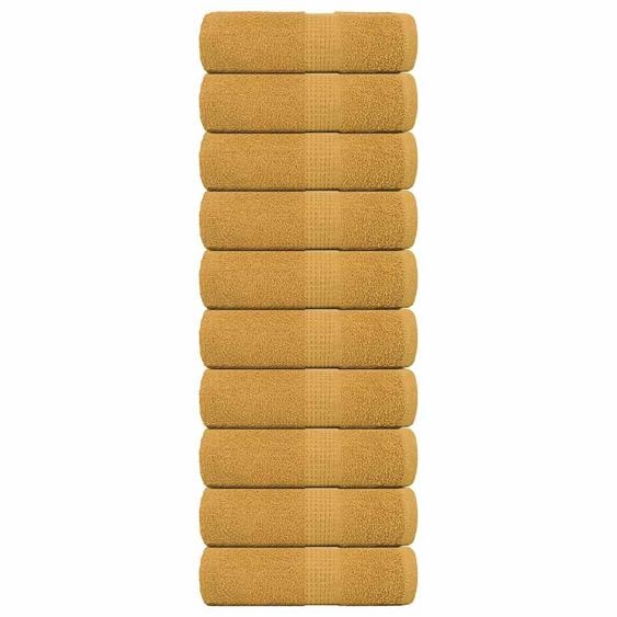 Serviettes dinvité FROGN 10 pcs doré 30x50 cm 360 g/m²