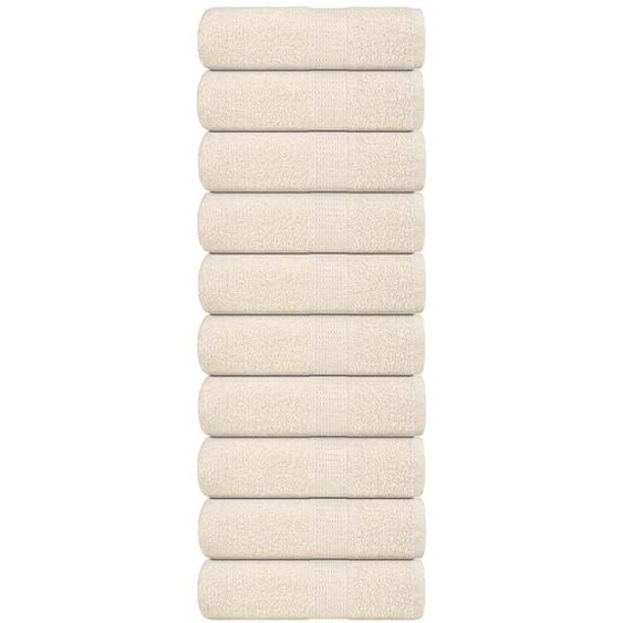 Serviettes dinvité FROGN 10 pcs crème 30x50 cm 360 g/m²