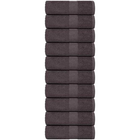 Serviettes dinvité FROGN 10pcs anthracite 30x50cm 360 g/m²