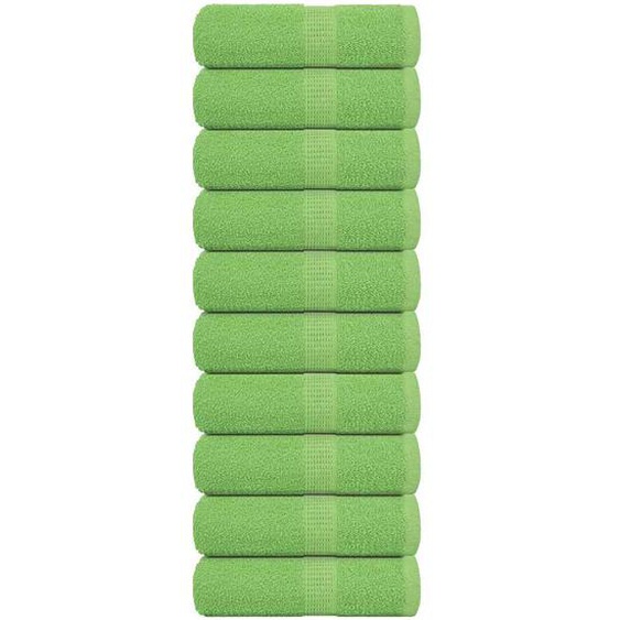 Serviettes dinvité FROGN 10pcs vert pomme 30x50cm 360 g/m²
