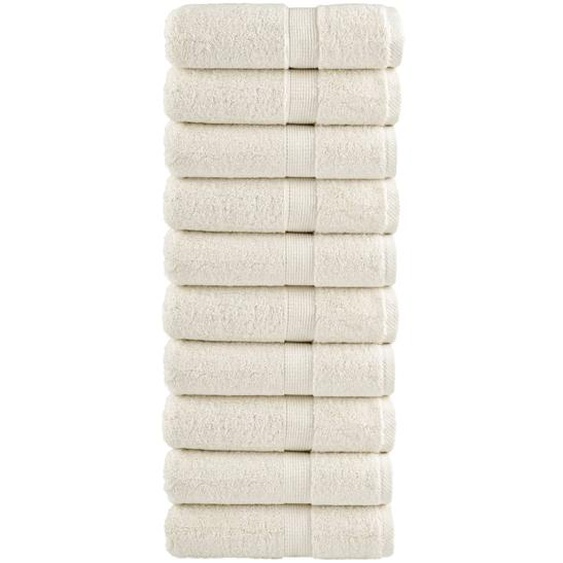 Serviettes dinvité de qualité supérieure SOLUND 10 pcs crème