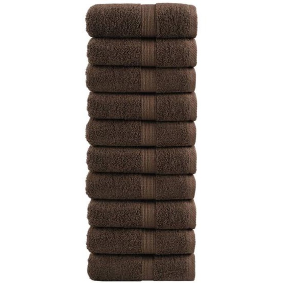 Serviettes dinvité de qualité supérieure SOLUND 10 pcs marron