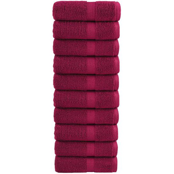Serviettes dinvité de qualité supérieure SOLUND 10pcs bordeaux