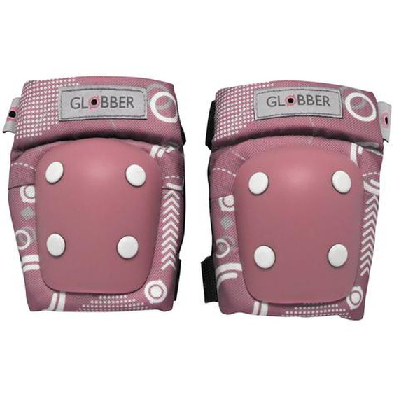 Set 2 Protections Imprimés Tout-petits (coudes Et Genoux) Rose Pastel