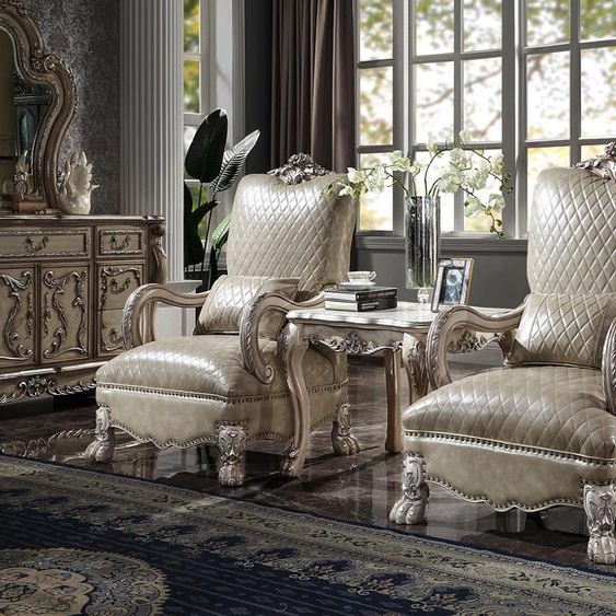 Set 2x fauteuil table dappoint salon table canapé table dappoint 3pcs Nouveau