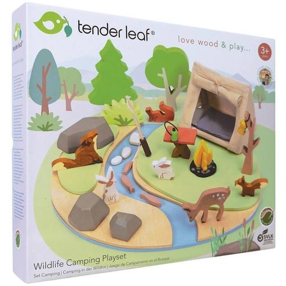 Set Camping En Bois Multicolor