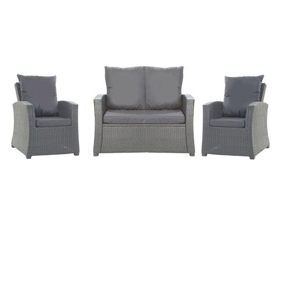 Set coussins pour salon de jardin résine tressée 4 personnes coussins pour canapé 120x60x7cm coussins pour chaise  jardin