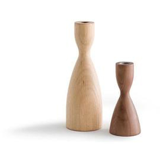 Set de 2 bougeoirs en bois, Skog