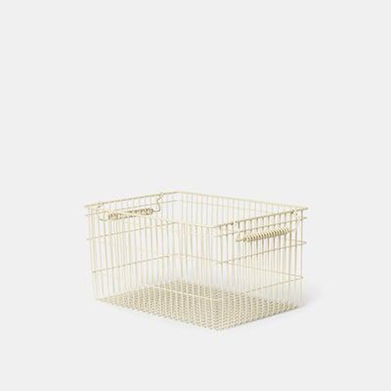 Set de 2 corbeilles empillables Cala - cashmere