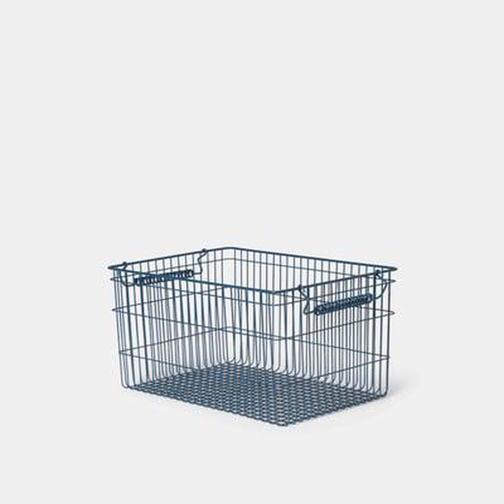 Set de 2 corbeilles empillables Cala - dark blue