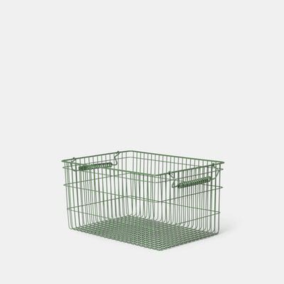 Set de 2 corbeilles empillables Cala - verdant green