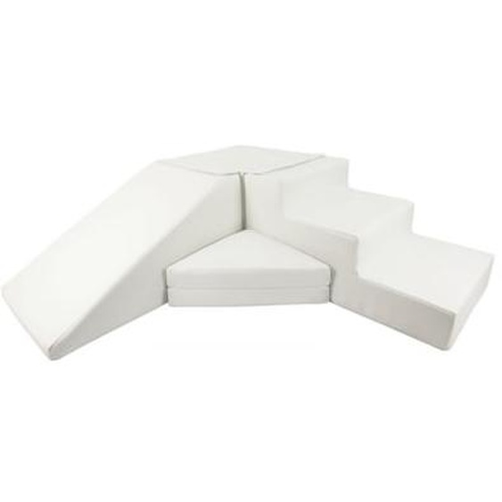 Set de 4 blocs en mousse pour le jeu blanc